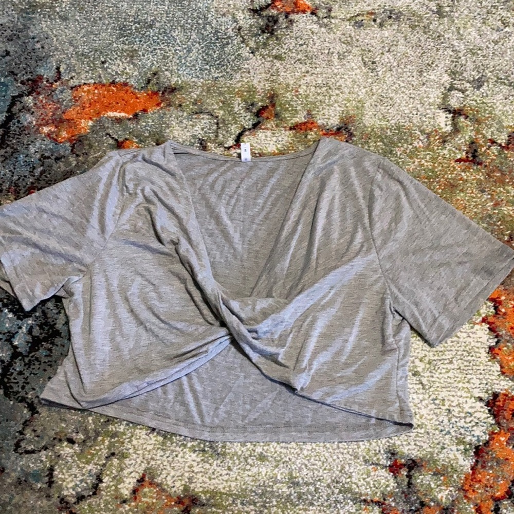 ROSEGAL Short-Sleeved Grey Casual Cover-Up 20
